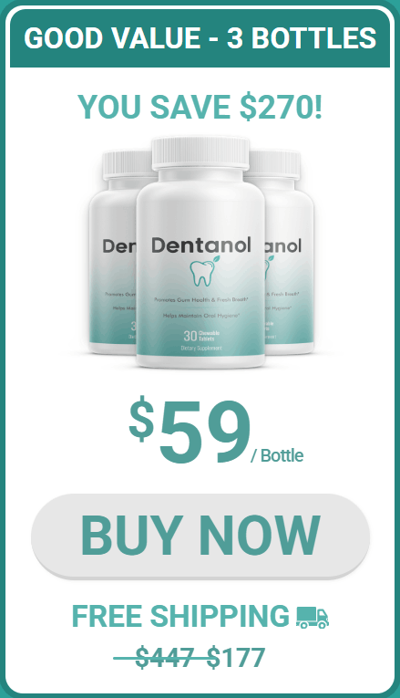 dentanol 3 bottles price